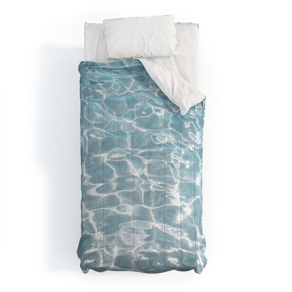Henrike Schenk - Travel Photography Crystal Clear Blue Water Photo Comforter