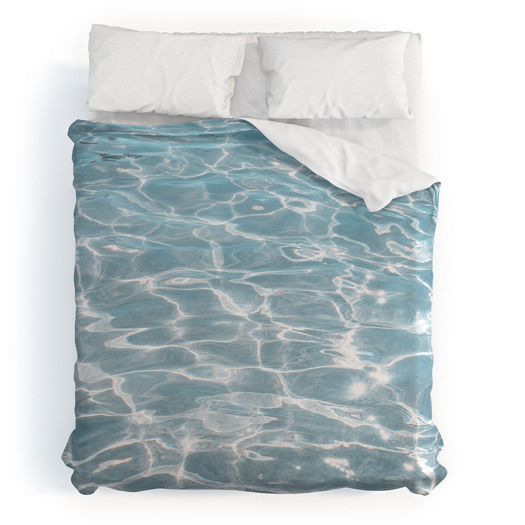 Henrike Schenk - Travel Photography Crystal Clear Blue Water Photo Duvet Cover