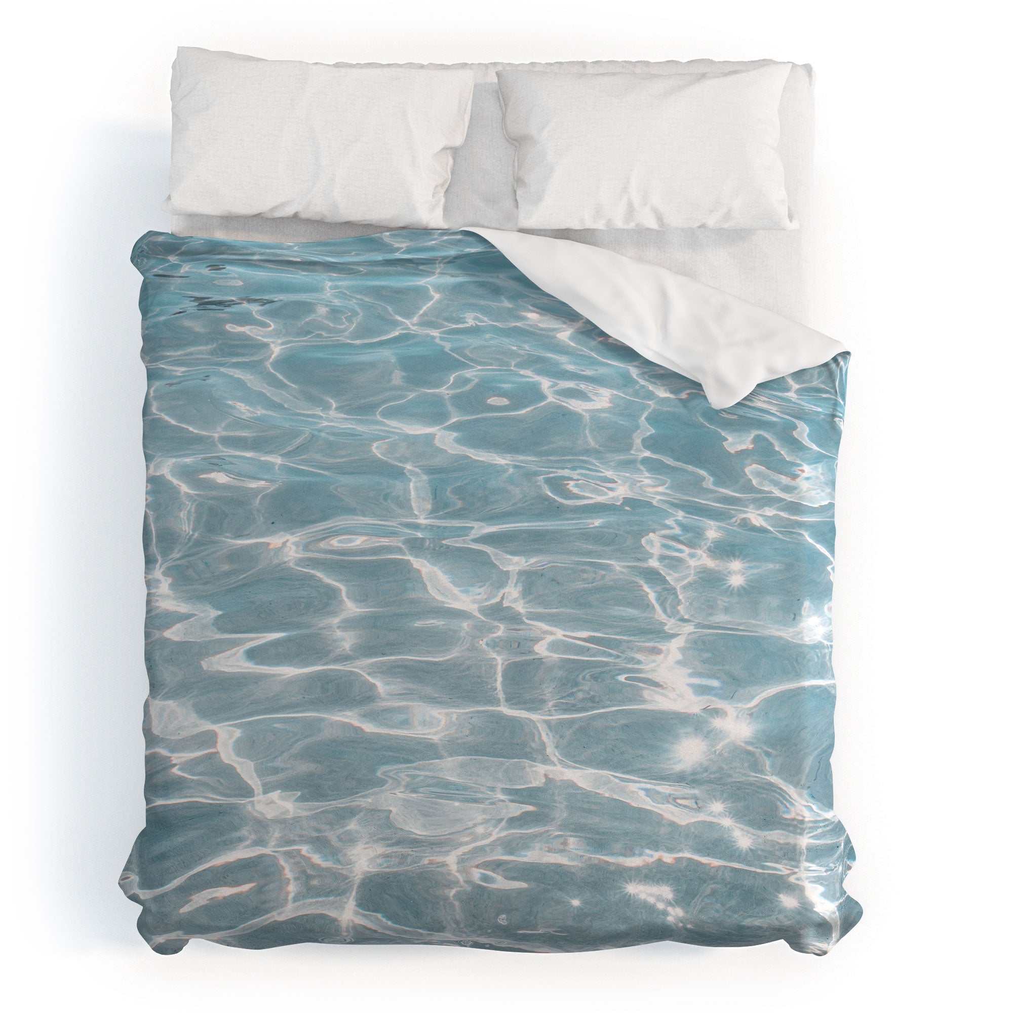 Henrike Schenk - Travel Photography Crystal Clear Blue Water Photo Duvet Cover