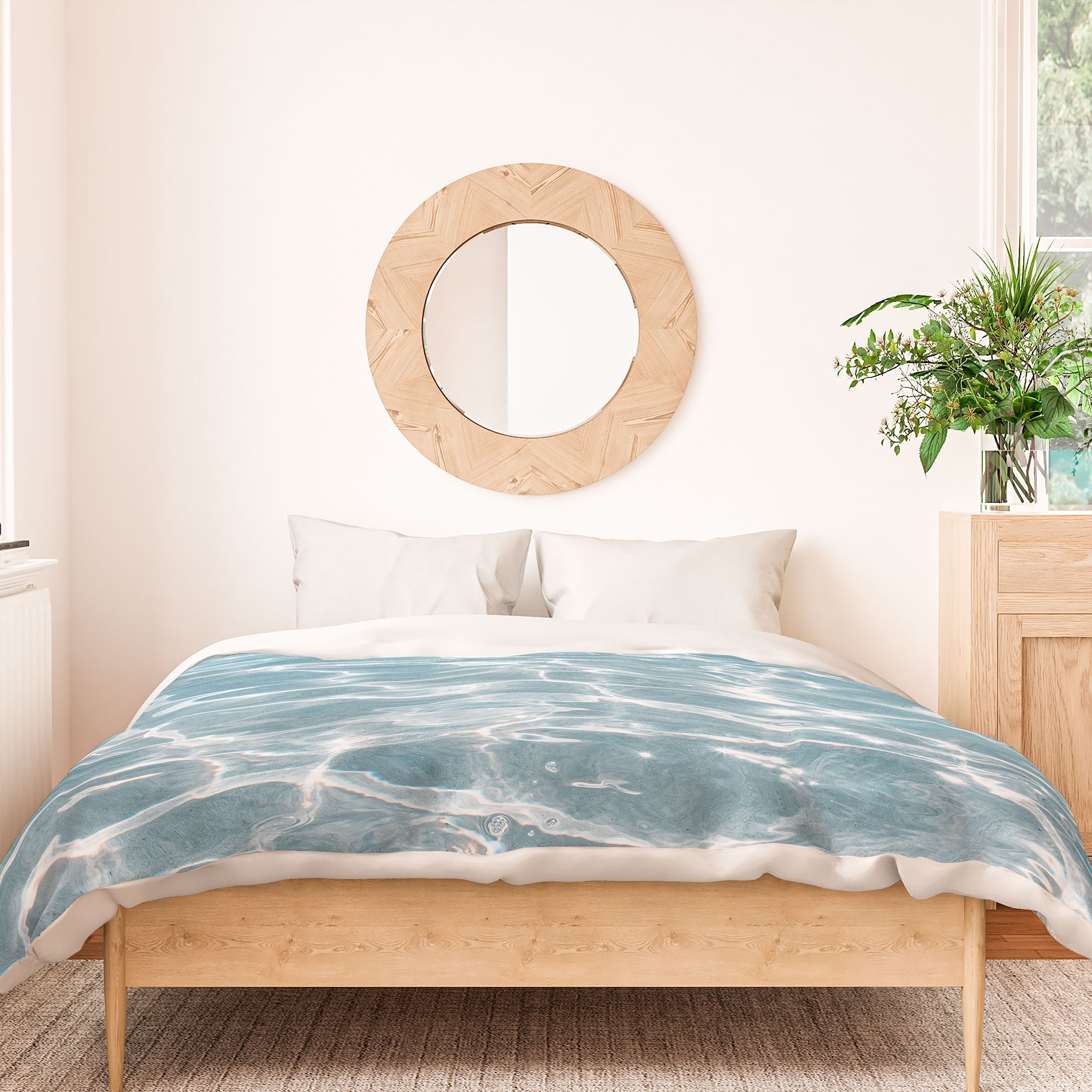 Henrike Schenk - Travel Photography Crystal Clear Blue Water Photo Duvet Cover