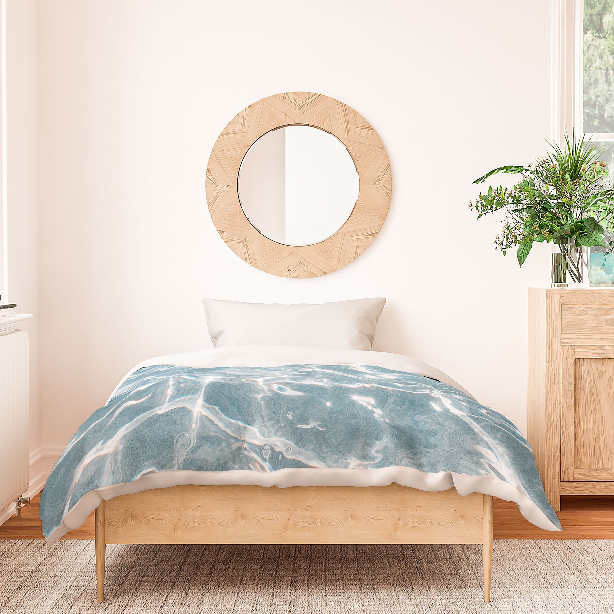 Henrike Schenk - Travel Photography Crystal Clear Blue Water Photo Duvet Cover