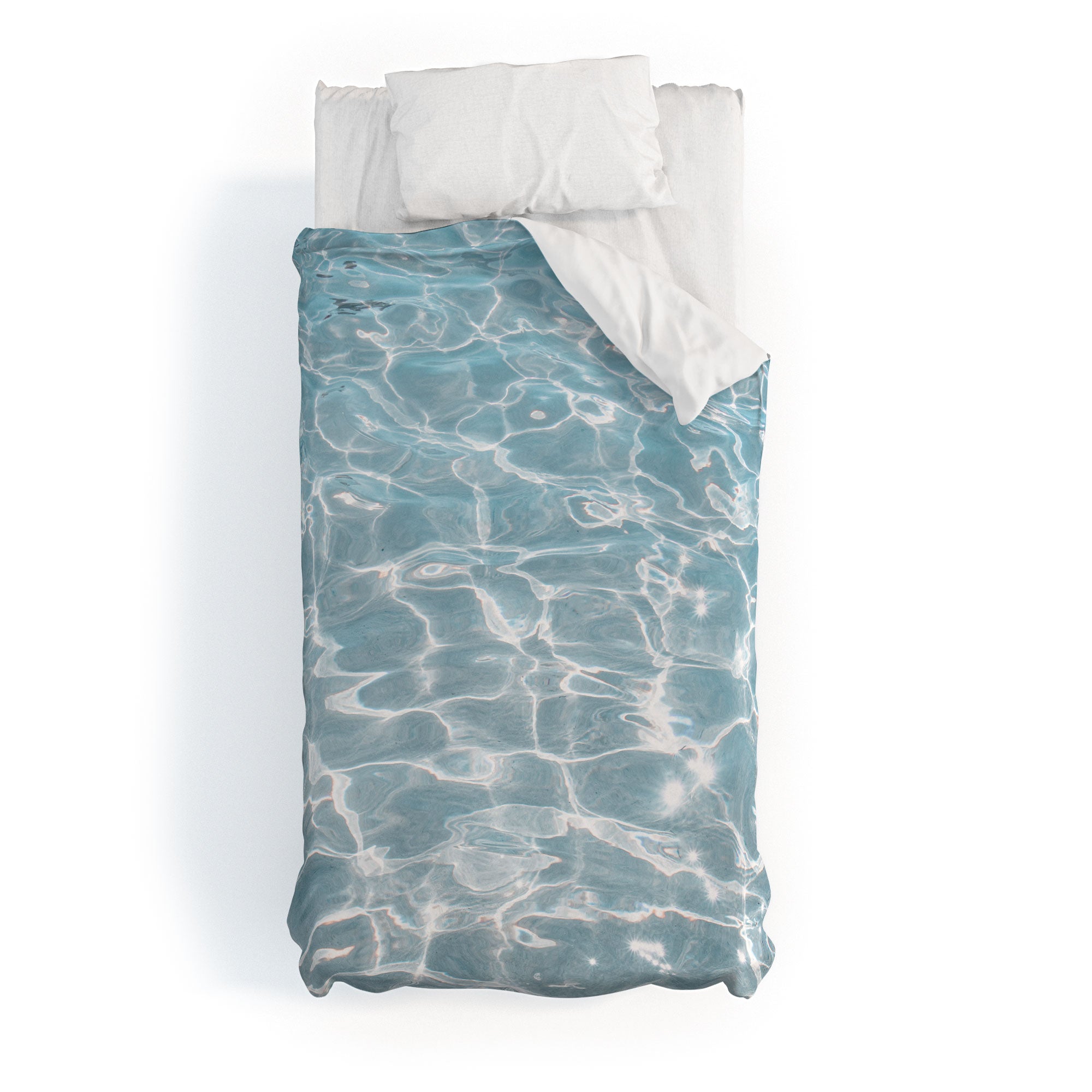 Henrike Schenk - Travel Photography Crystal Clear Blue Water Photo Duvet Cover