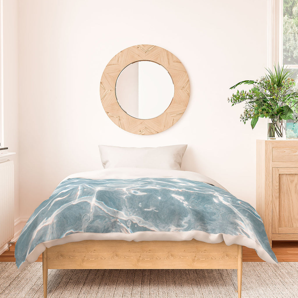 Henrike Schenk - Travel Photography Crystal Clear Blue Water Photo Duvet Cover