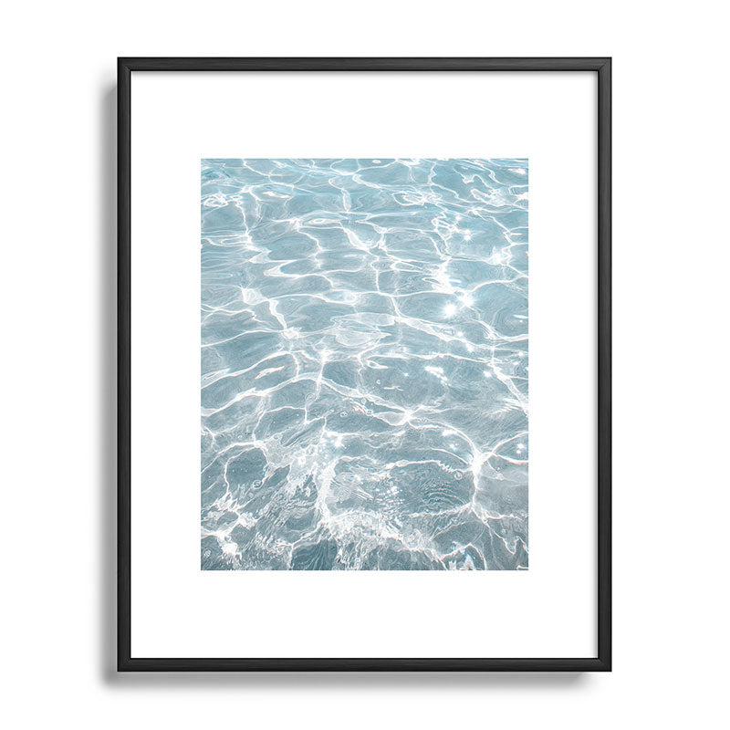 Henrike Schenk - Travel Photography Crystal Clear Blue Water Photo Metal Framed Art Print