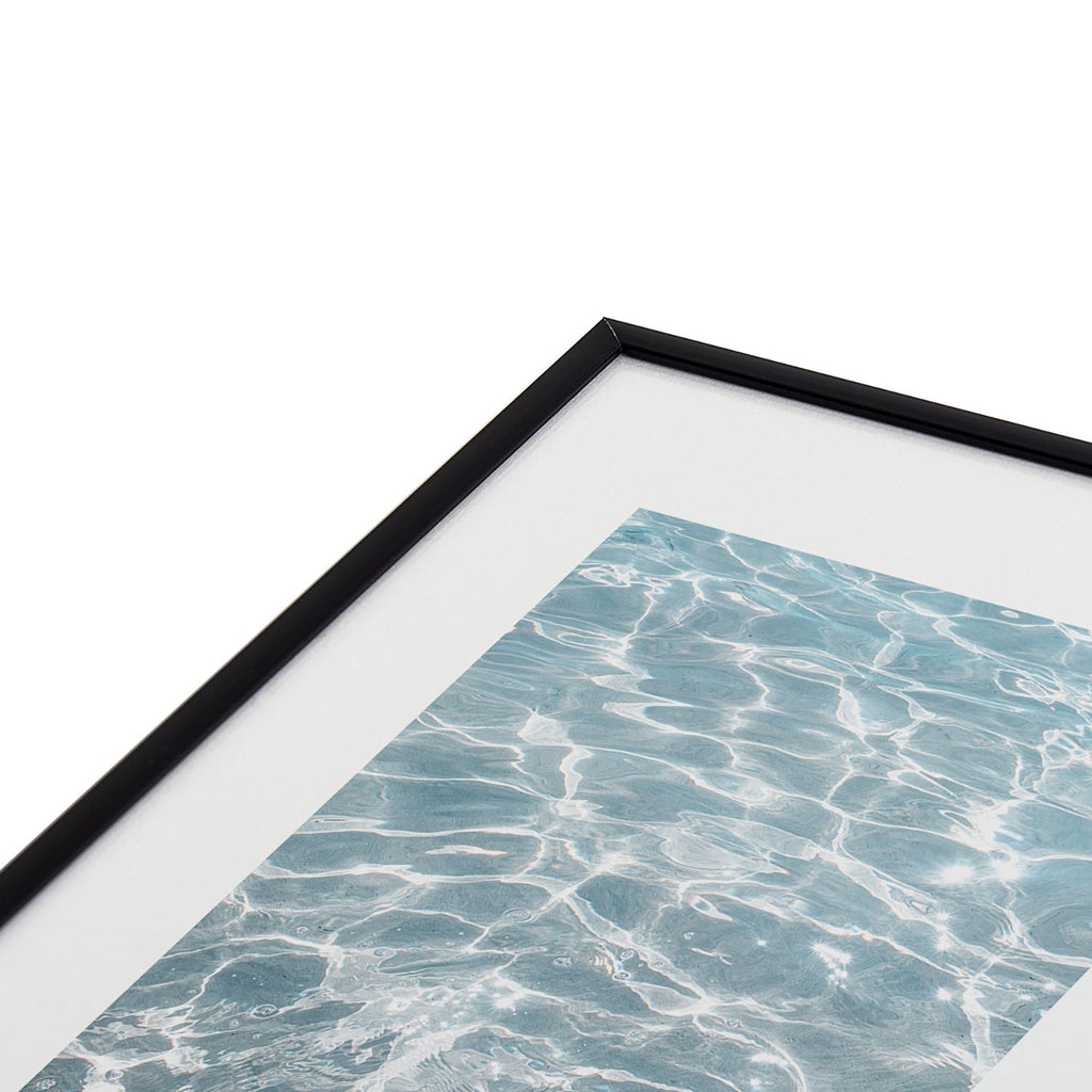 Henrike Schenk - Travel Photography Crystal Clear Blue Water Photo Metal Framed Art Print