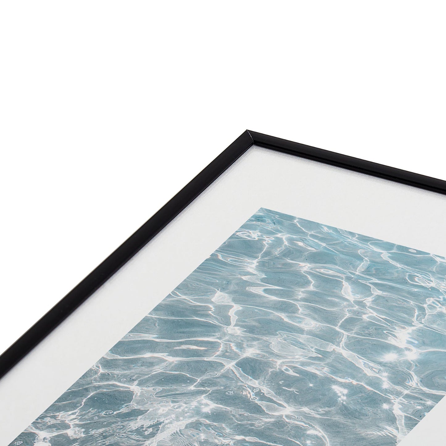 Henrike Schenk - Travel Photography Crystal Clear Blue Water Photo Metal Framed Art Print