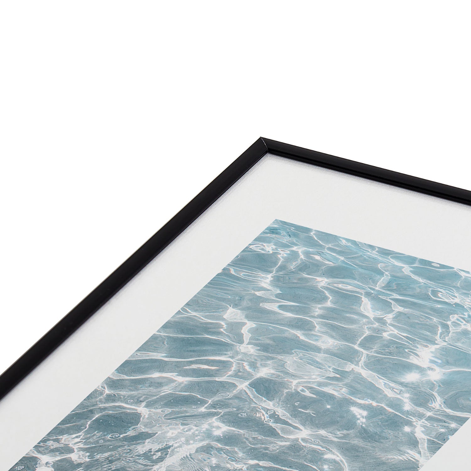 Henrike Schenk - Travel Photography Crystal Clear Blue Water Photo Metal Framed Art Print