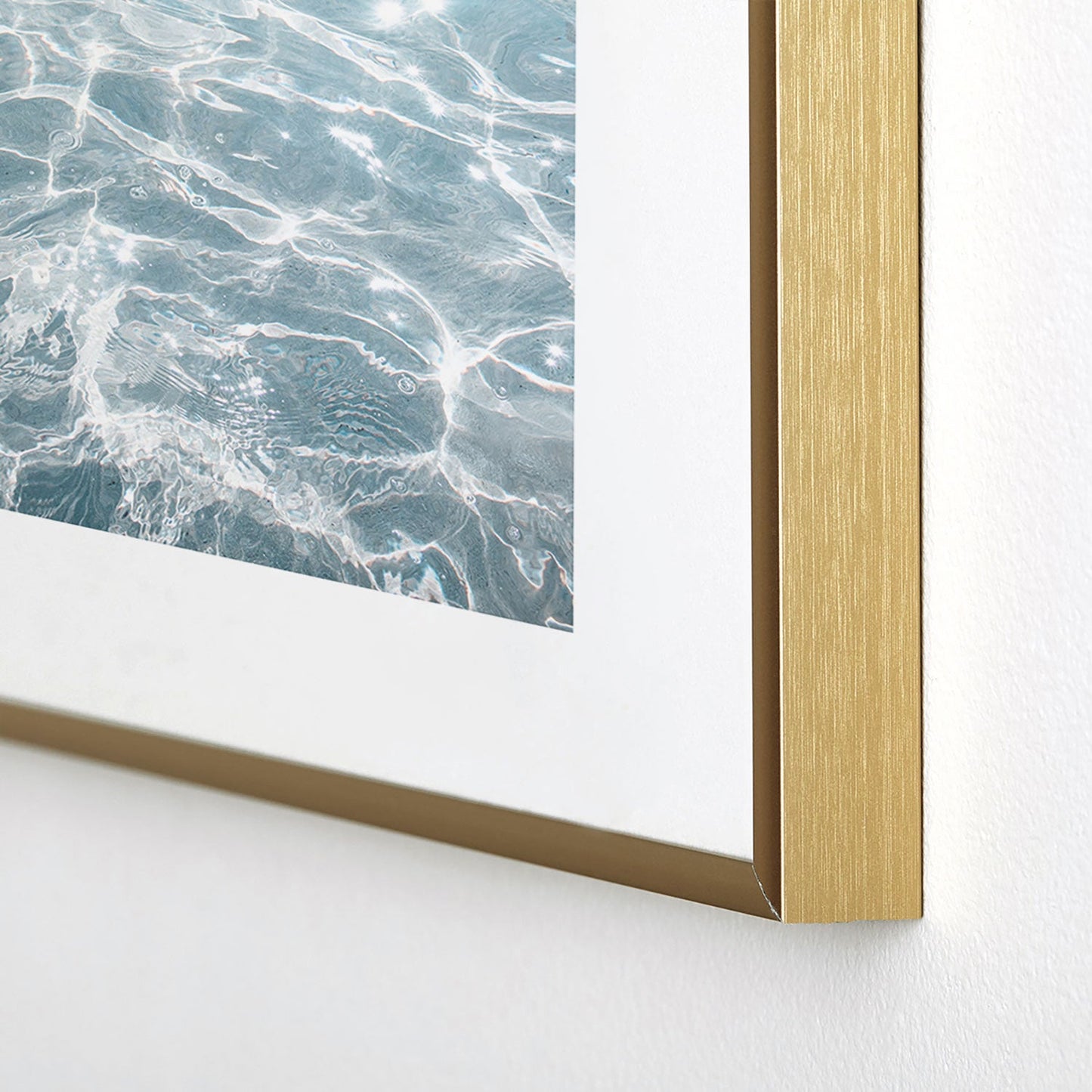 Henrike Schenk - Travel Photography Crystal Clear Blue Water Photo Metal Framed Art Print