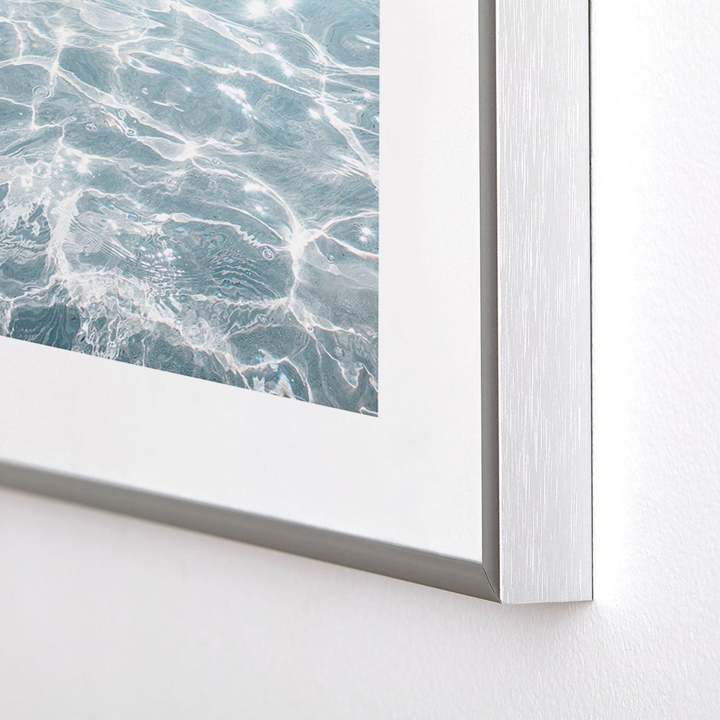 Henrike Schenk - Travel Photography Crystal Clear Blue Water Photo Metal Framed Art Print