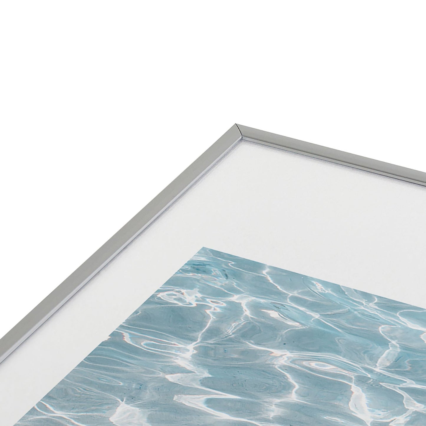 Henrike Schenk - Travel Photography Crystal Clear Blue Water Photo Metal Framed Art Print