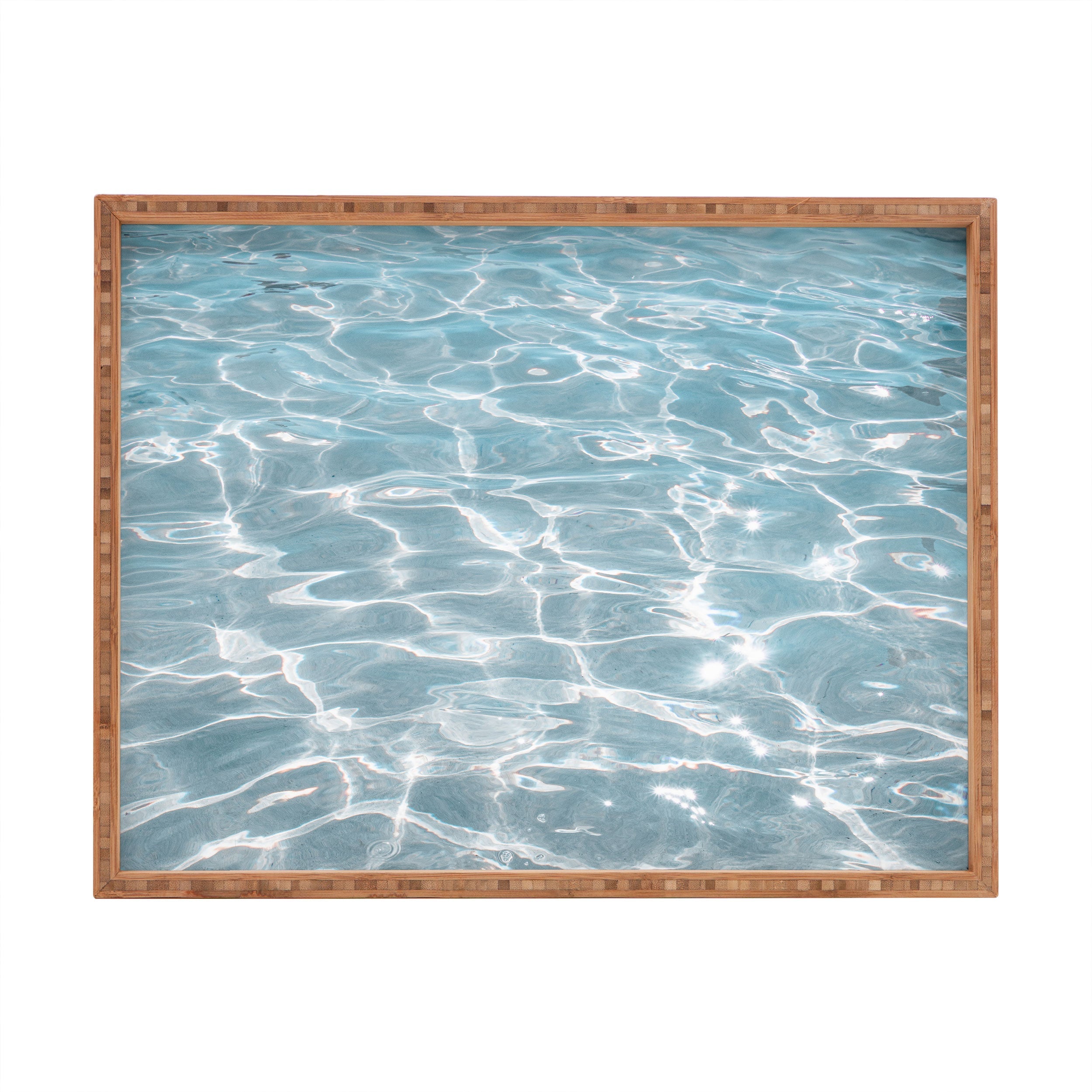 Henrike Schenk - Travel Photography Crystal Clear Blue Water Photo Rectangular Tray
