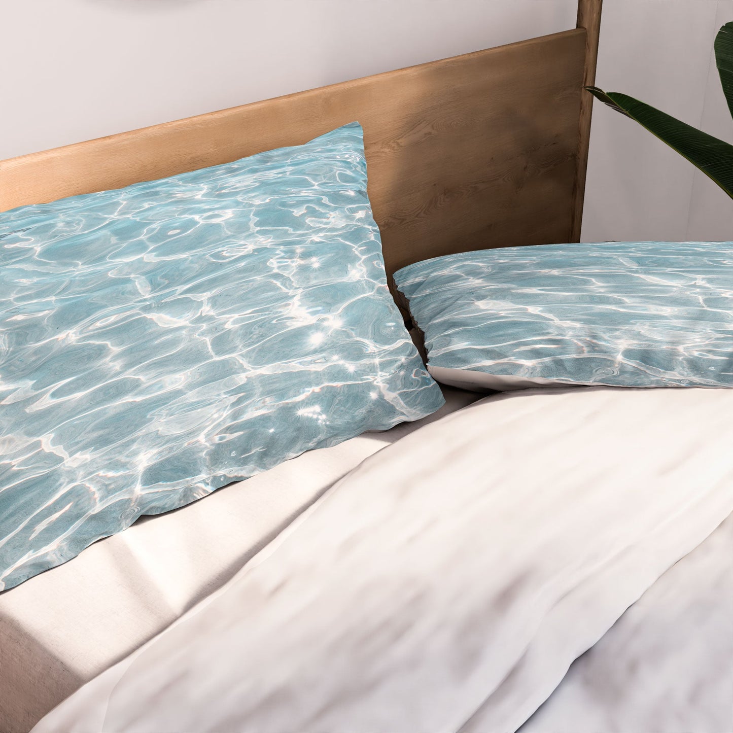 Henrike Schenk - Travel Photography Crystal Clear Blue Water Photo Pillow Shams