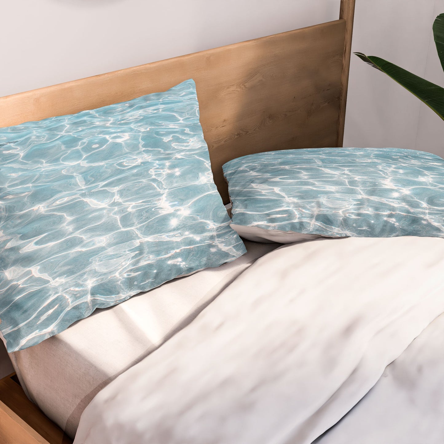 Henrike Schenk - Travel Photography Crystal Clear Blue Water Photo Pillow Shams