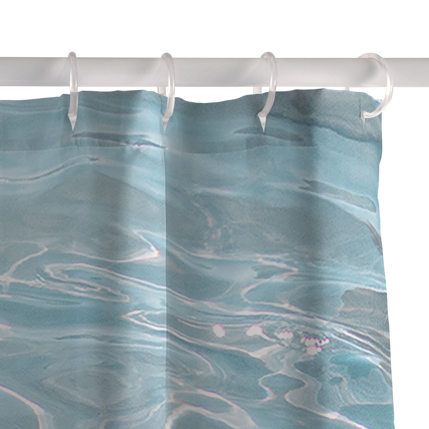 Henrike Schenk - Travel Photography Crystal Clear Blue Water Photo Shower Curtain