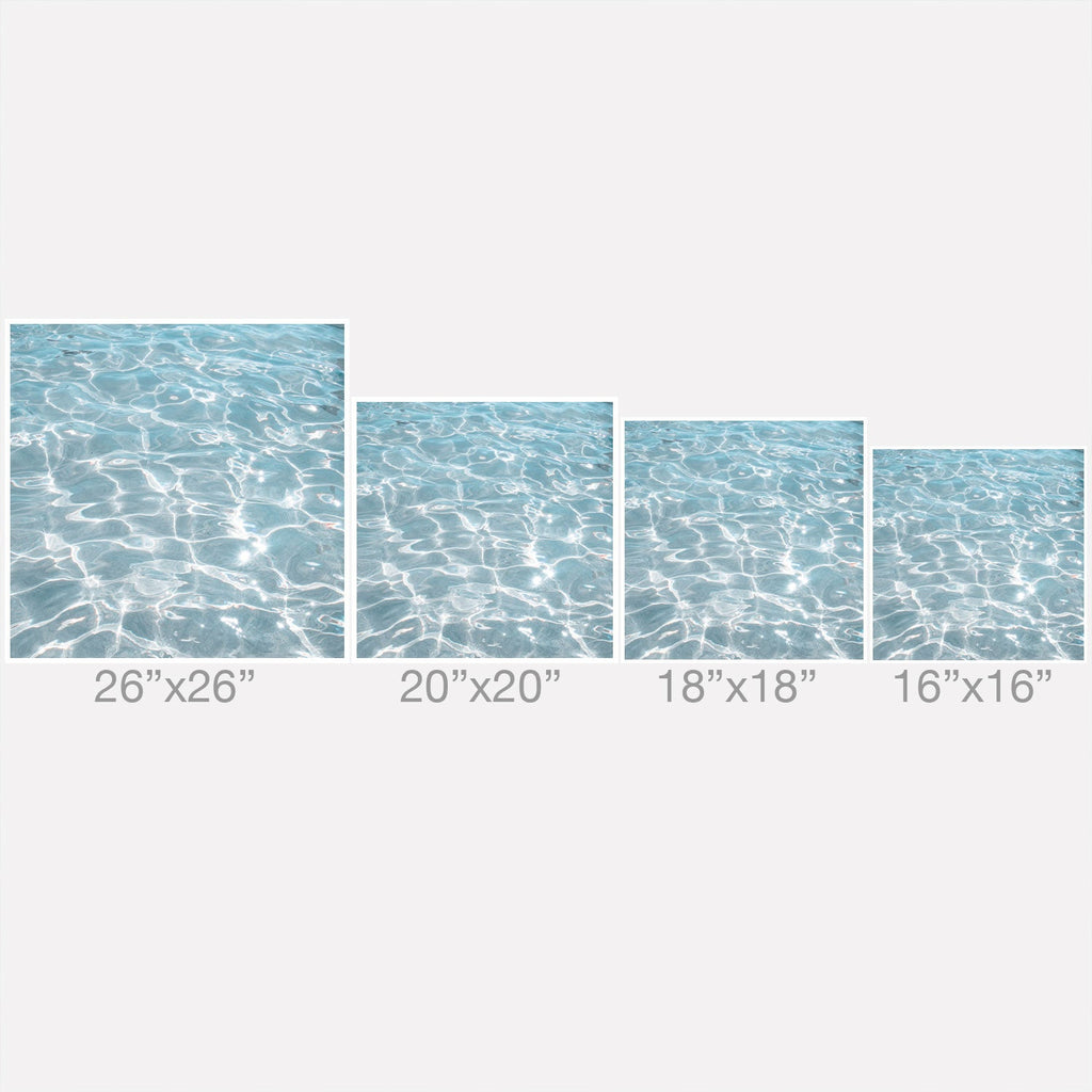 Henrike Schenk - Travel Photography Crystal Clear Blue Water Photo Outdoor Throw Pillow
