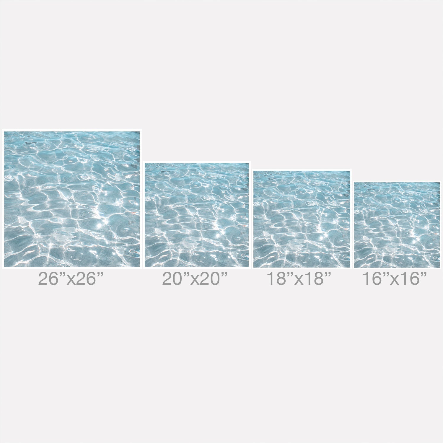 Henrike Schenk - Travel Photography Crystal Clear Blue Water Photo Outdoor Throw Pillow