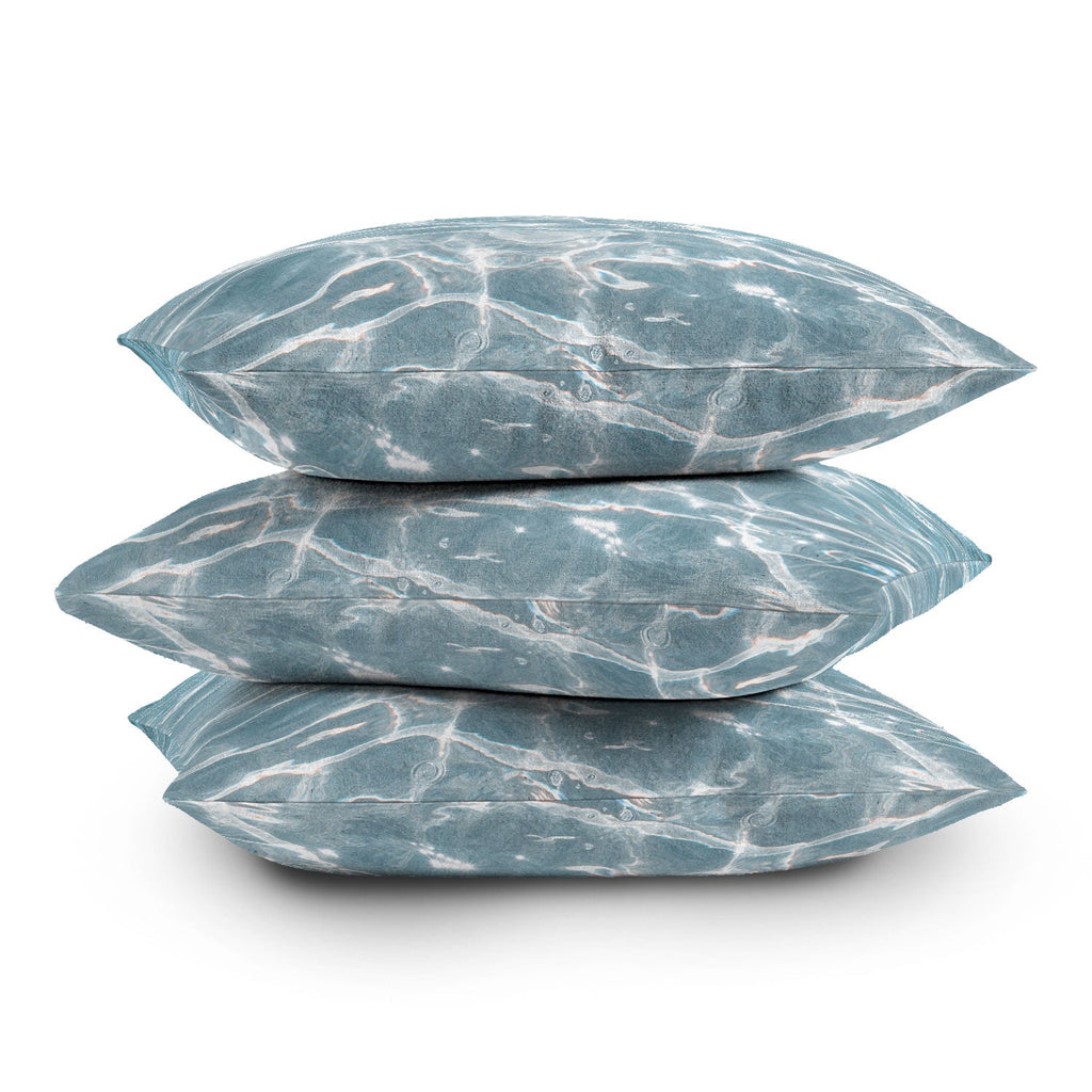 Henrike Schenk - Travel Photography Crystal Clear Blue Water Photo Outdoor Throw Pillow