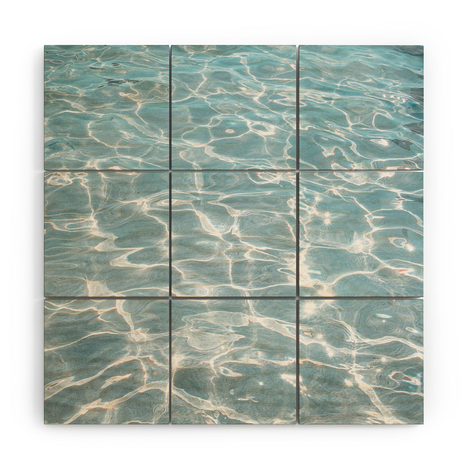 Henrike Schenk - Travel Photography Crystal Clear Blue Water Photo Wood Wall Mural