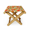 Jessica Molina Peach Pattern Folding Stool