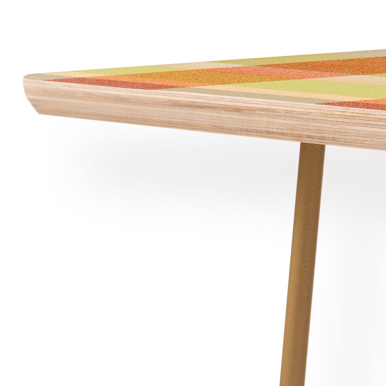 Marta Barragan Camarasa Retro Picnic Plaid Warm Tones Coffee Table