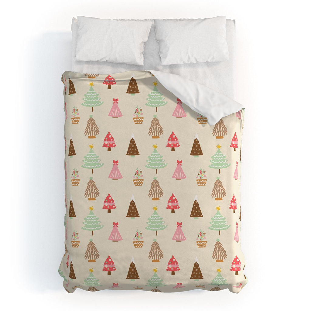 Design by Spark Christmas Tree Delight Duvet Cover