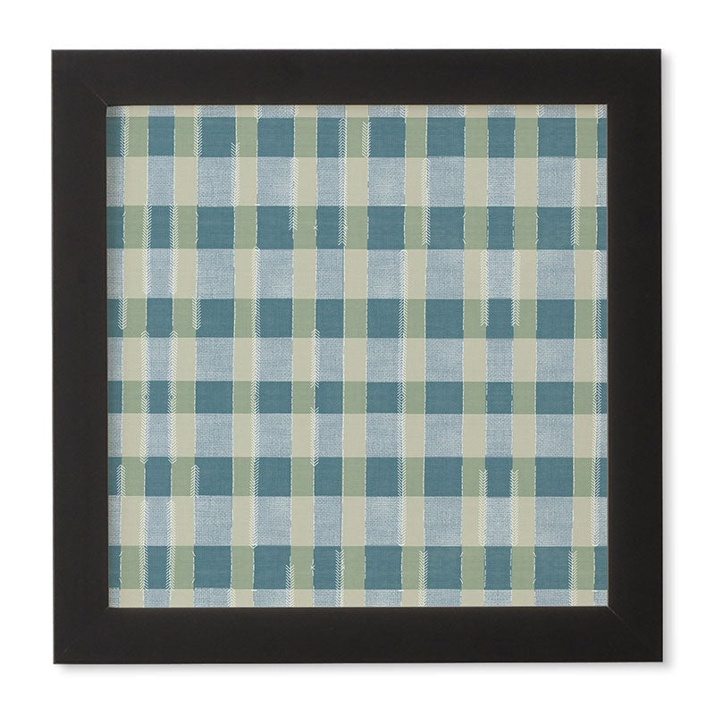 Marta Barragan Camarasa Country Style Checks Framed Wall Art