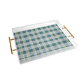 Marta Barragan Camarasa Country Style Checks Acrylic Tray