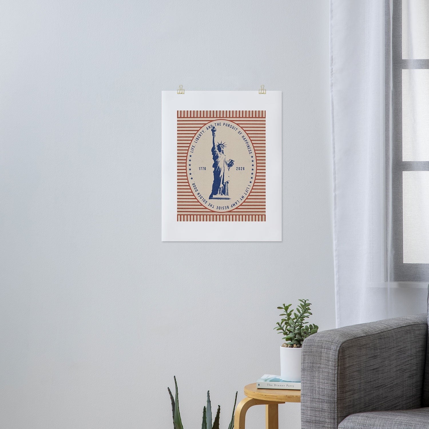 DENY Designs Life Liberty Art Print