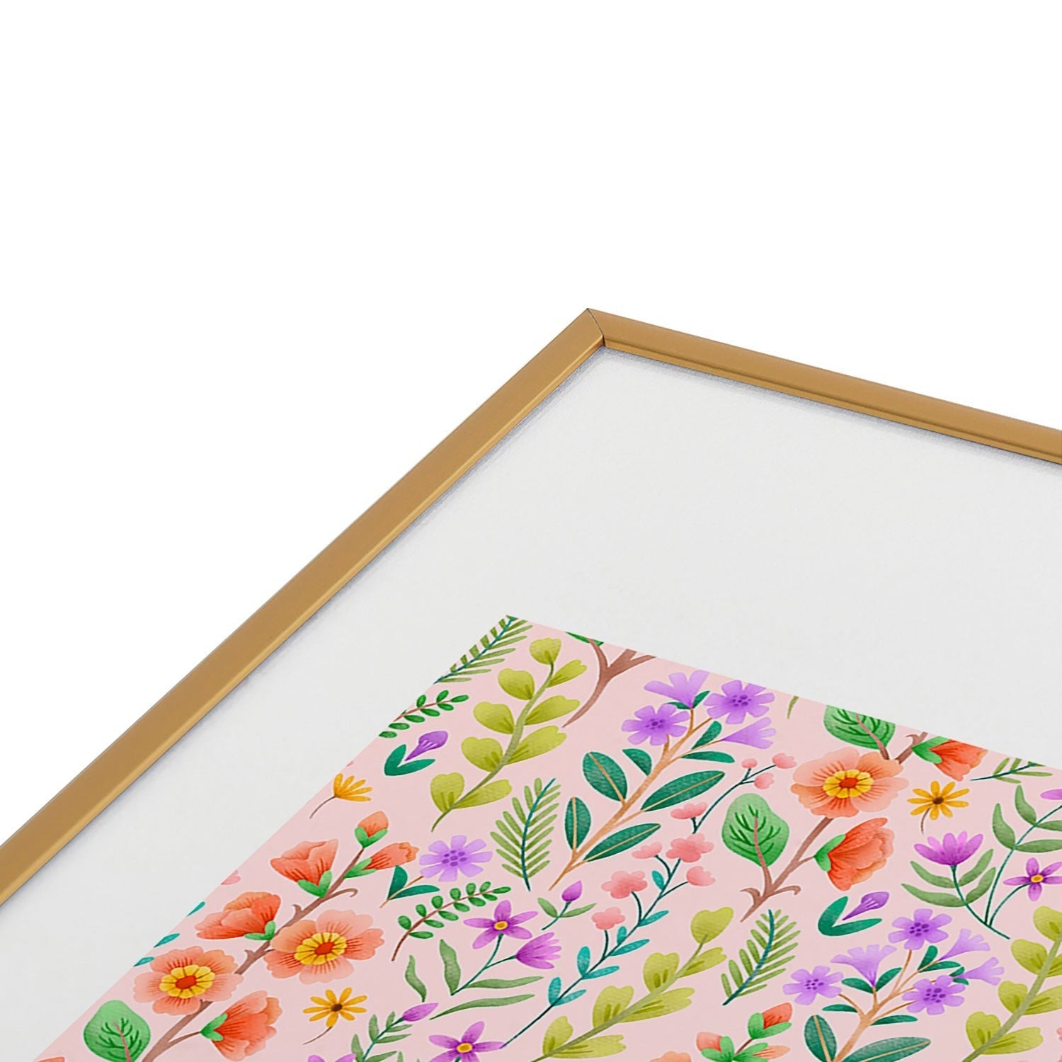 Pimlada Phuapradit Ditsy Spring Floral Metal Framed Art Print