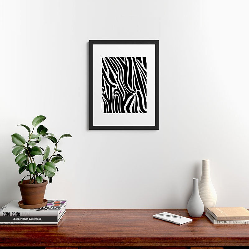 Jennifer Labre Wild Zebra Framed Art Print