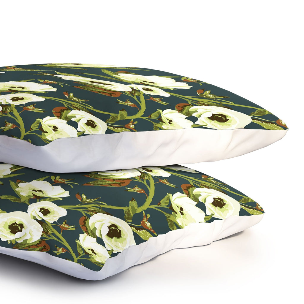 ThirtyOne Illustrations Circa in Olive Pillow Shams