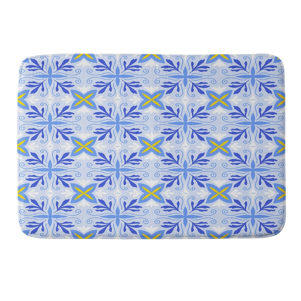 Design by Spark Dolce Vita Flourish Tile Memory Foam Bath Mat