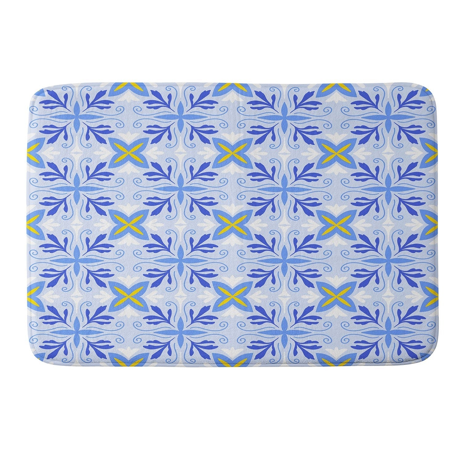 Design by Spark Dolce Vita Flourish Tile Memory Foam Bath Mat