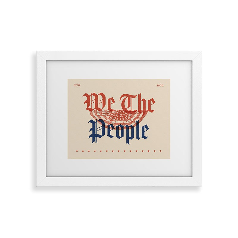 DENY Designs We The People ii Framed Art Print