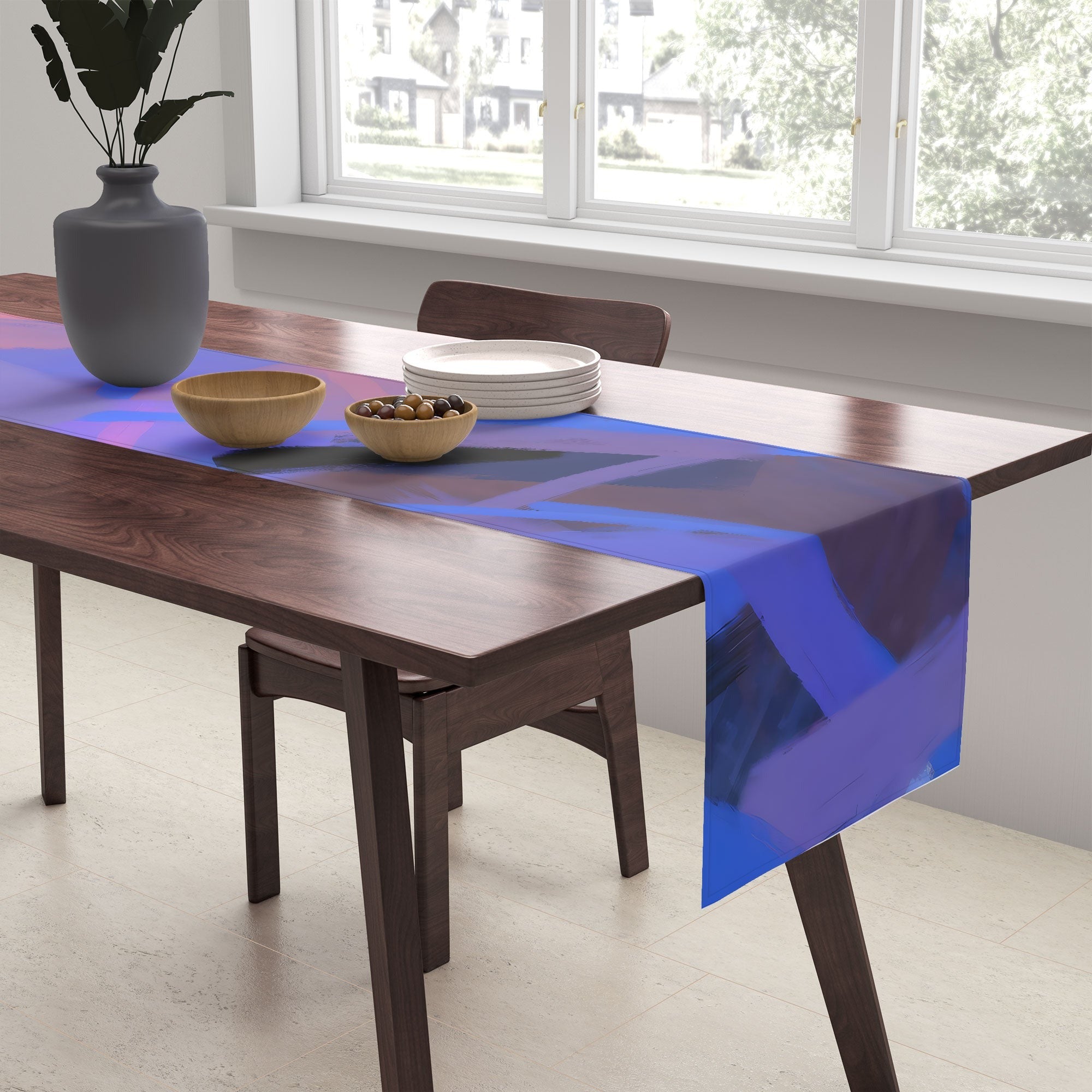 83 Oranges Midnight Sparks Table Runner
