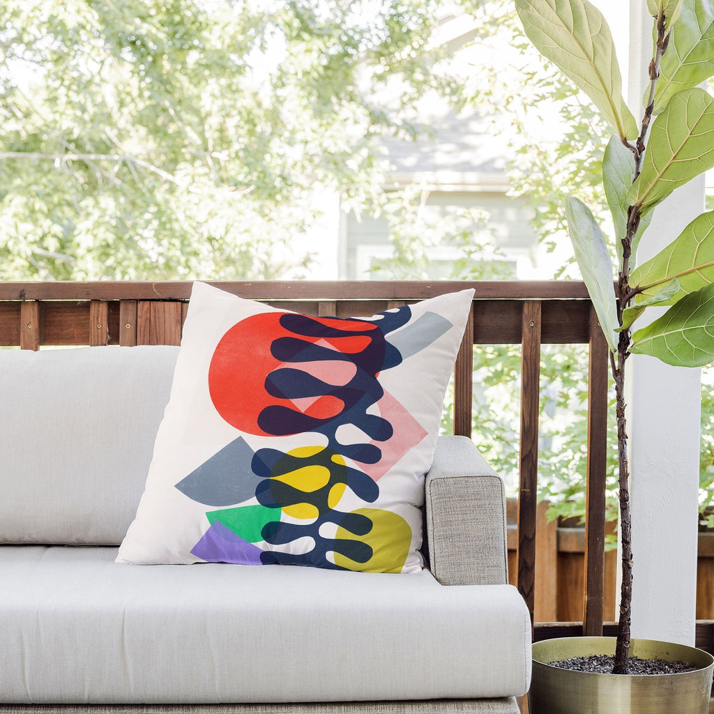 Garima Dhawan growing 1 Outdoor Throw Pillow