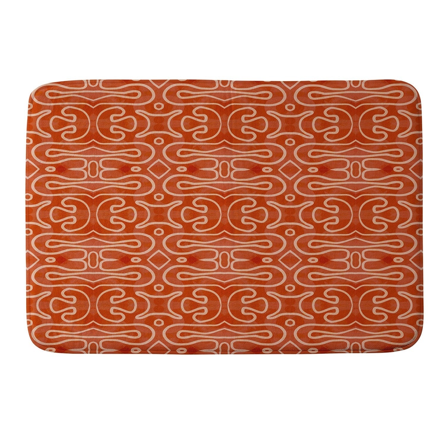 Mirimo Venexiana Burnt Orange Memory Foam Bath Mat