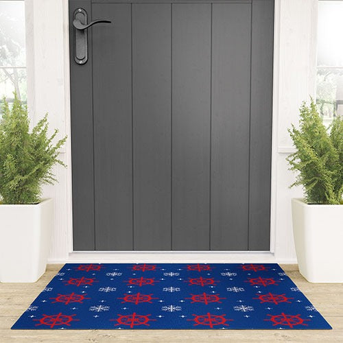 Design by Spark Holiday Helms and Snowflakes Welcome Mat