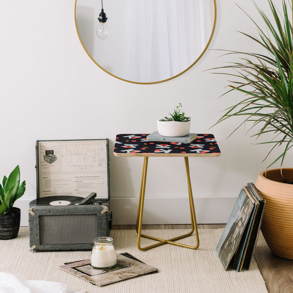 Jennifer Labre Cherries and Bows Side Table