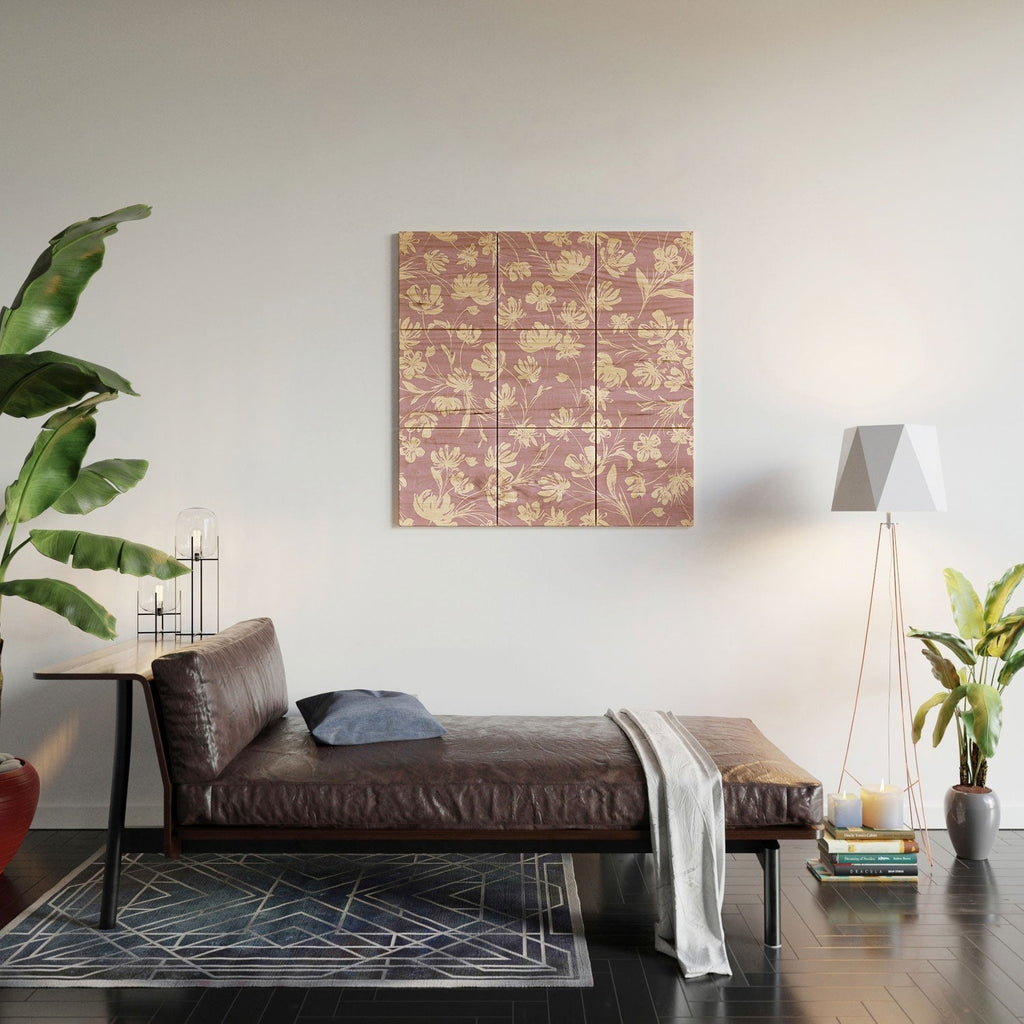 Gabriela Fuente Martine Lilac Wood Wall Mural