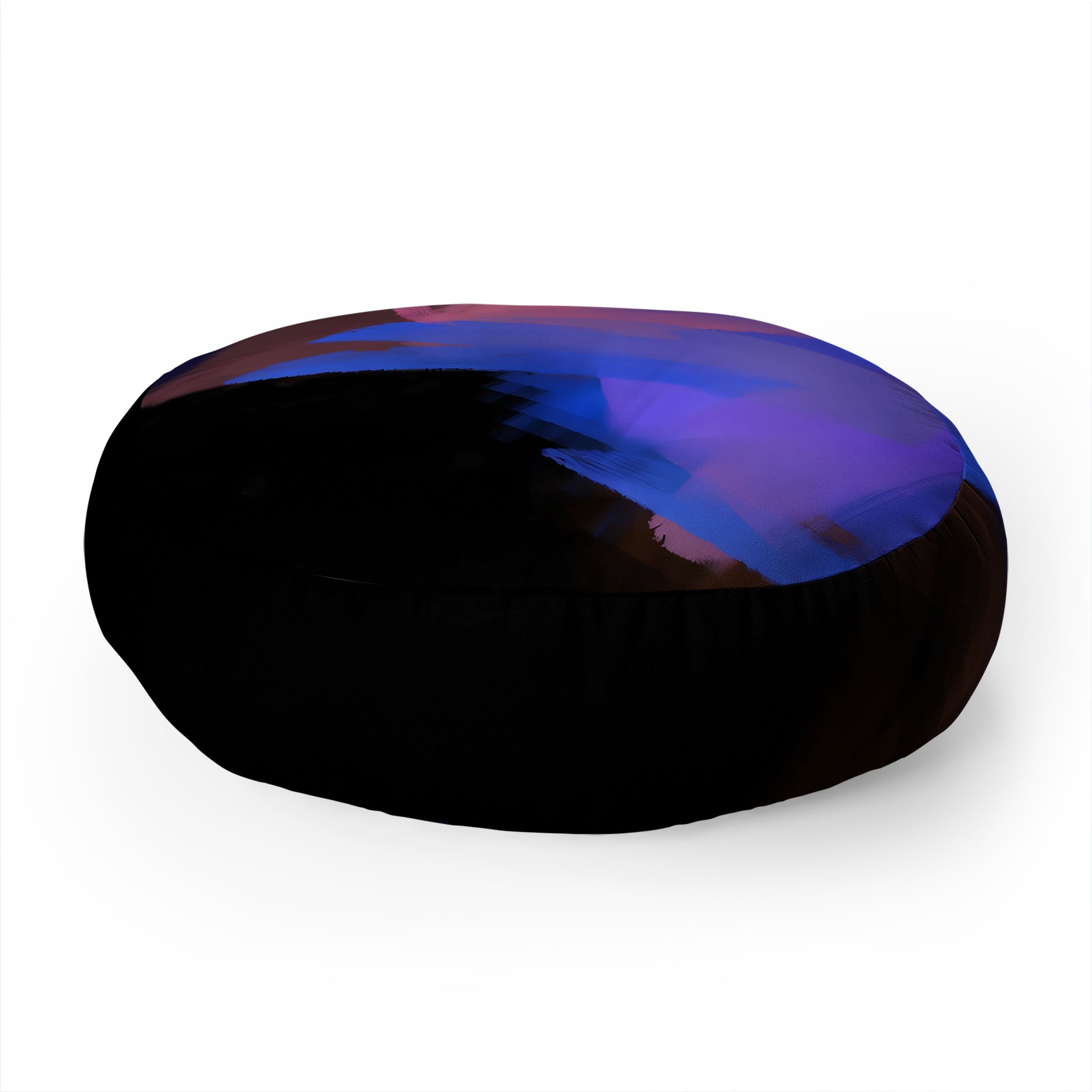 83 Oranges Midnight Sparks Floor Pillow Round