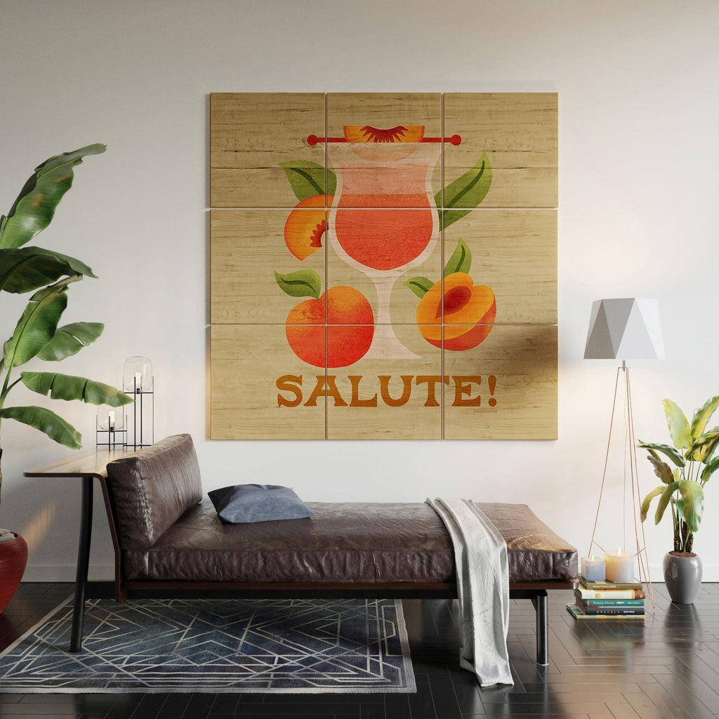 Jessica Molina Bellini Wood Wall Mural