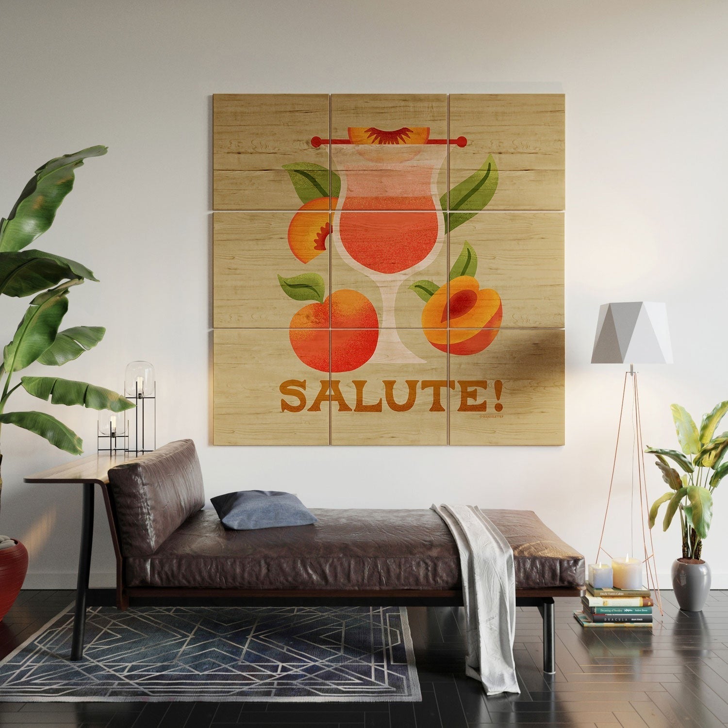 Jessica Molina Bellini Wood Wall Mural