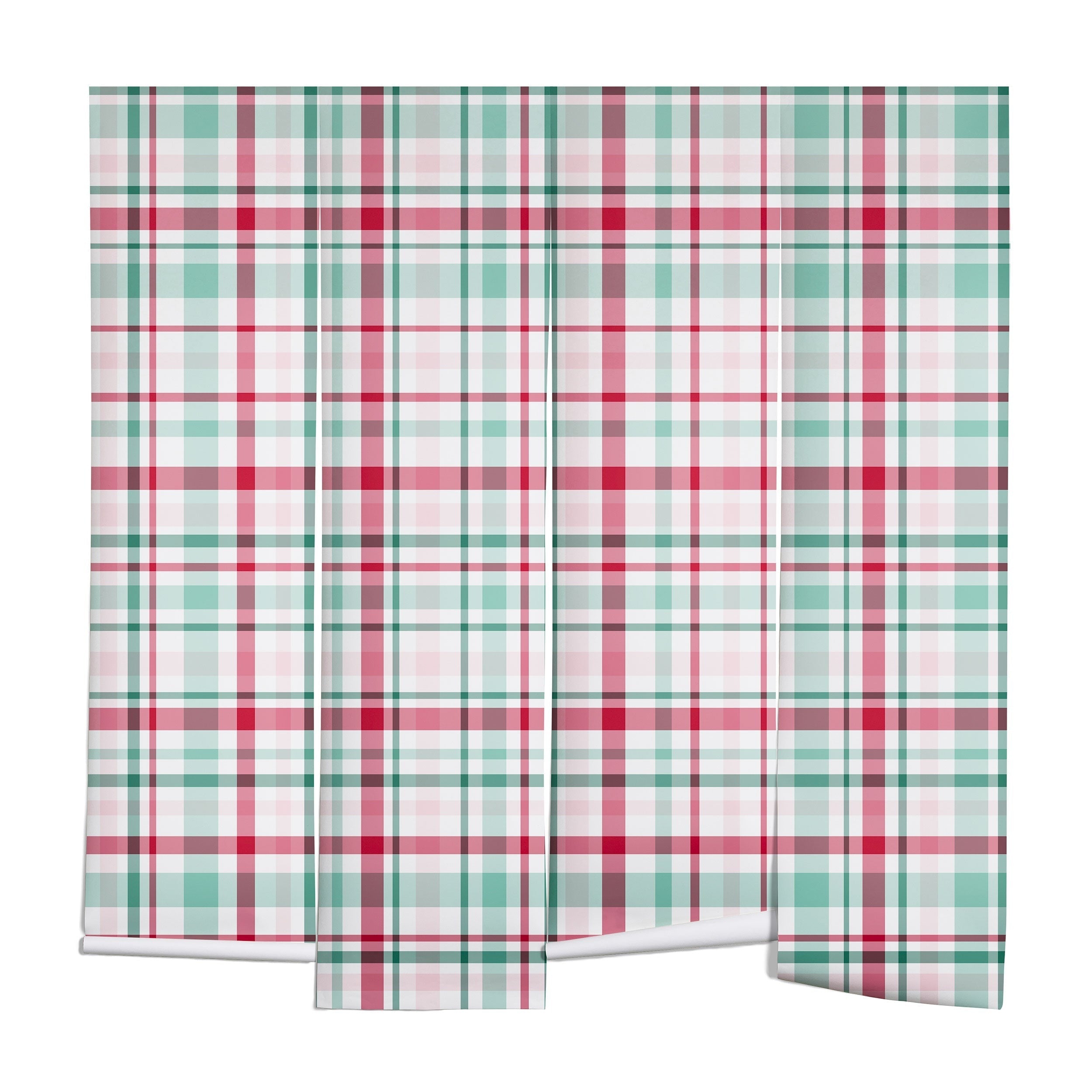 Lisa Argyropoulos Merry Vintage Plaid Wall Mural