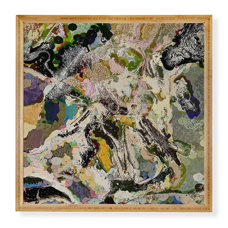 83 Oranges Echoes Beneath the Surface Framed Wall Art