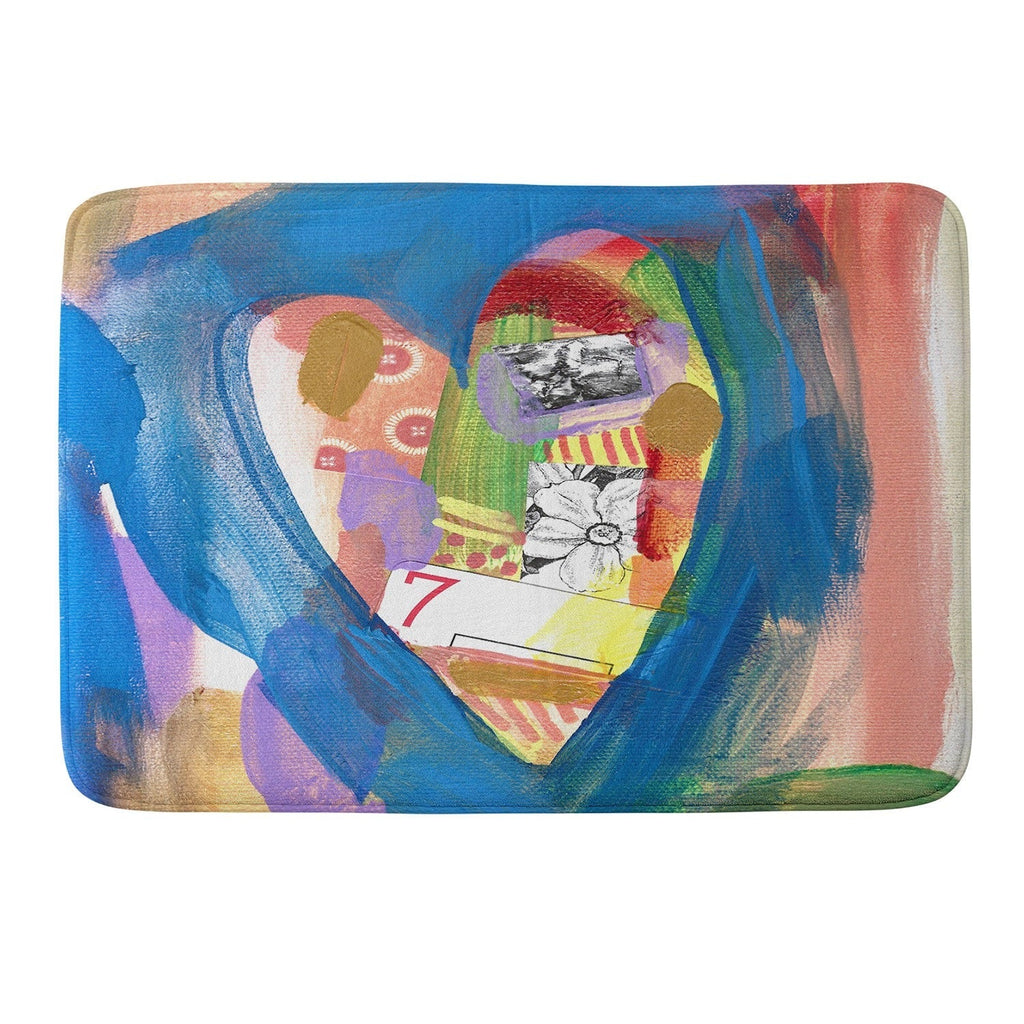 Natalie Baca Lucky in Love Memory Foam Bath Mat