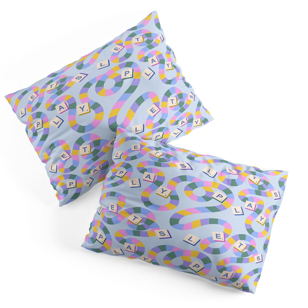 Design by Spark Scrabble Board Game Night Pillow Shams