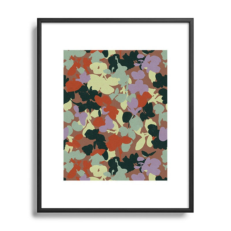 Marta Barragan Camarasa Retro Bloom Medley Metal Framed Art Print