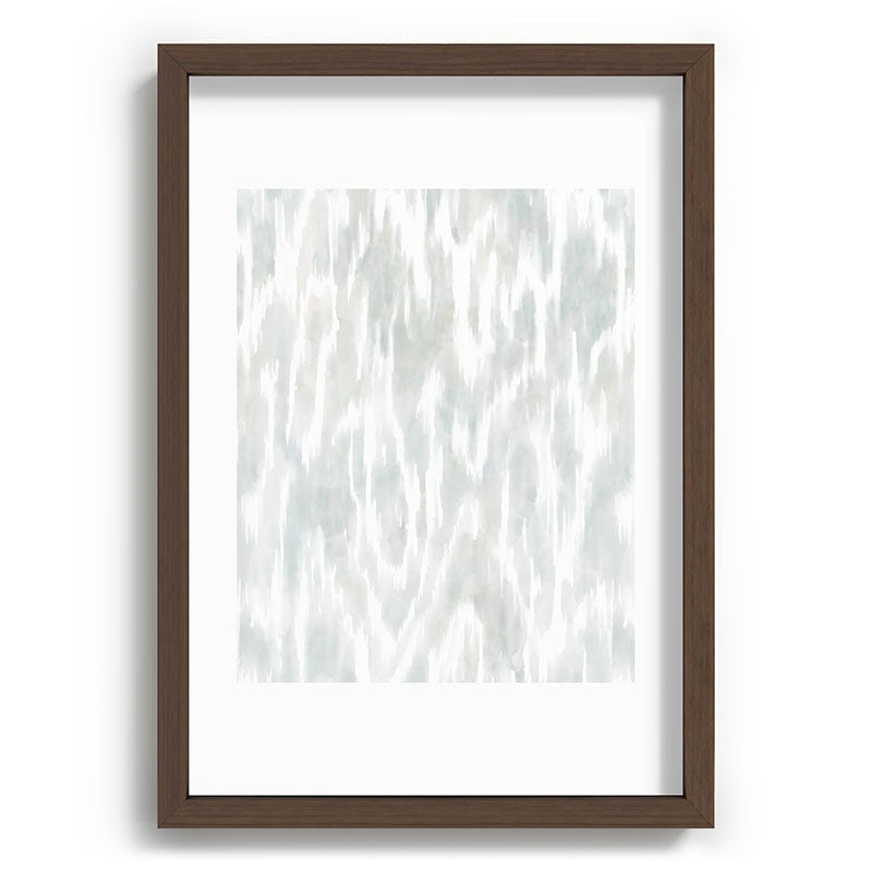 Jacqueline Maldonado Watercolor Wood Grain Recessed Framing Rectangle