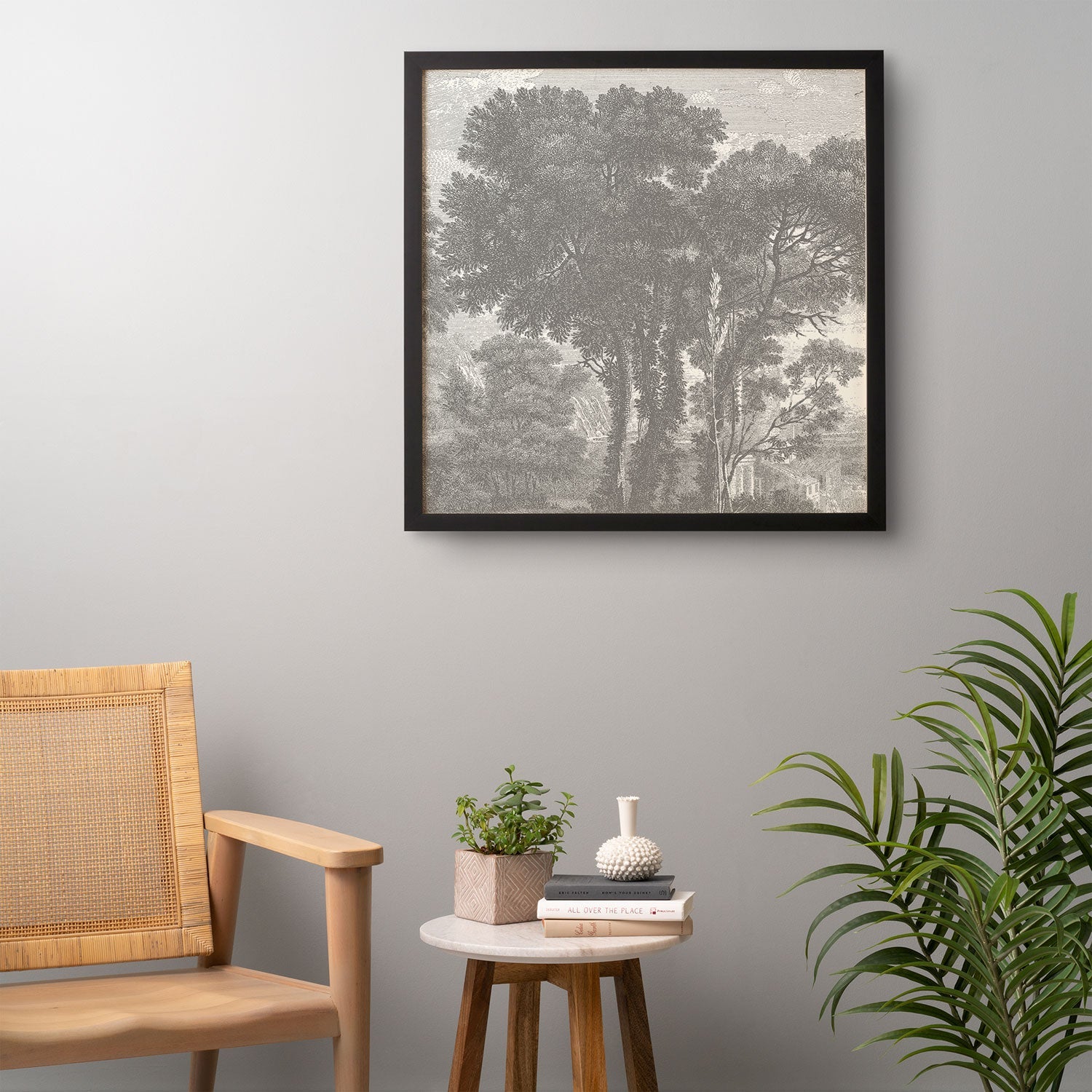 HMCraig Beaux Arbres Beautiful Trees Framed Wall Art